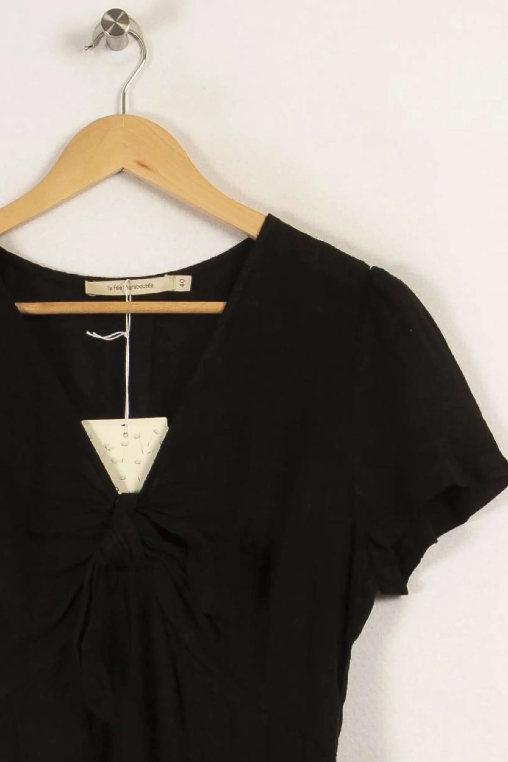 Cheap La Fée Maraboutée Robe longue e - Taille L/40 Noir