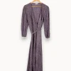Cheap Bizance Robe longue noire et te - Taille S/36 Violet