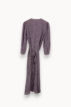 Cheap Bizance Robe longue noire et te - Taille S/36 Violet