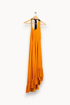 Clearance Maje Robe longue - Taille M/38 Orange