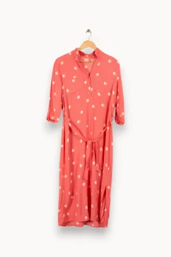Cheap Des petits hauts Robe longue à motifs - Taille XS/34 Rose