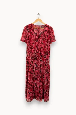 Online IKKS Robe longue - Taille M/38 Rose
