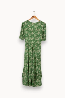 Best ba&sh Robe longue e à motifs - Taille XS/34 Vert