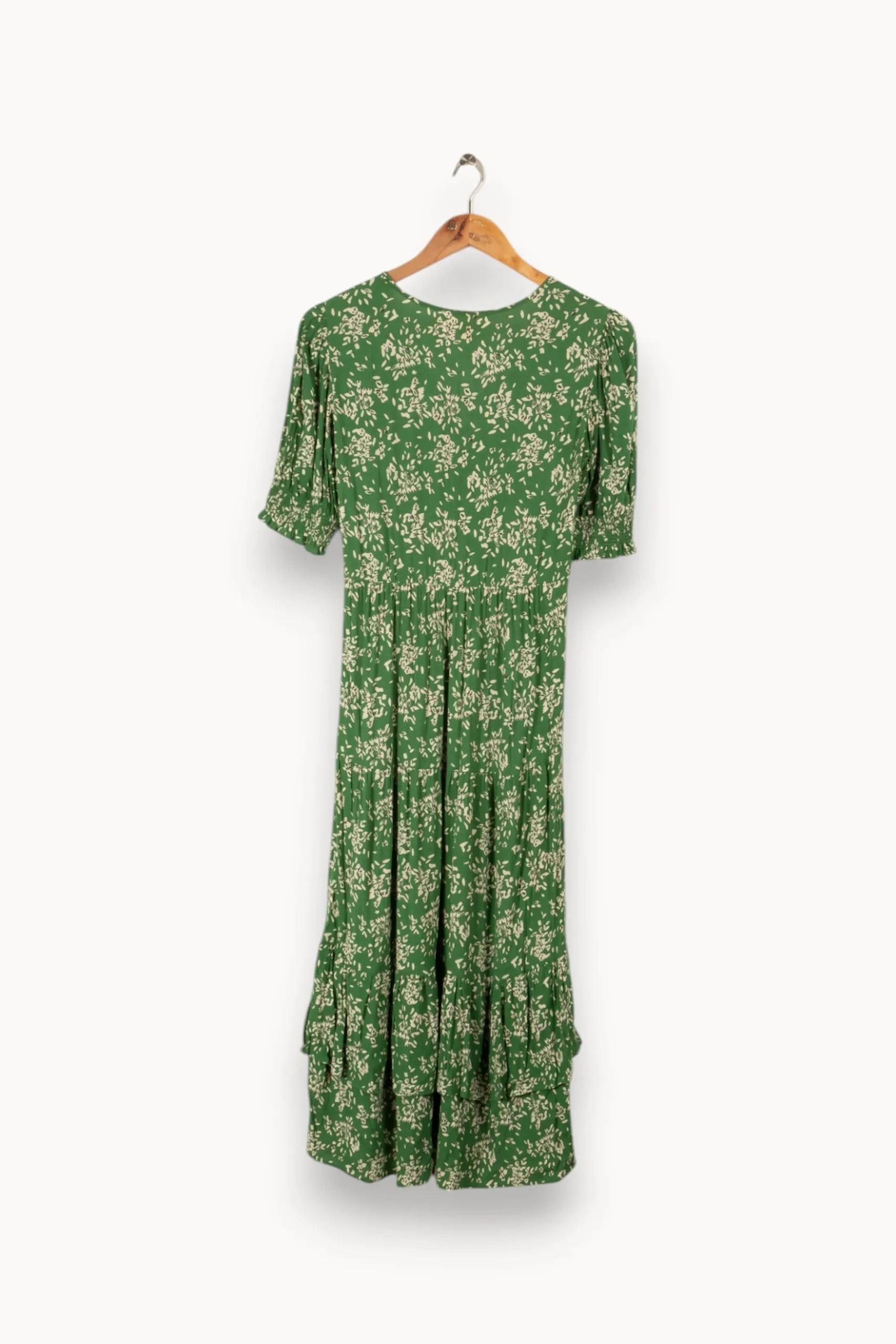 Best ba&sh Robe longue e à motifs - Taille XS/34 Vert