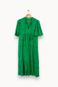 Best Sale ba&sh Robe longue e - Taille S/36 Vert