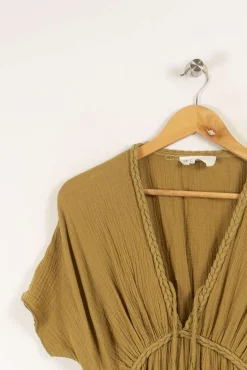 Discount Léon & Harper Robe longue e - Taille M/38 Vert