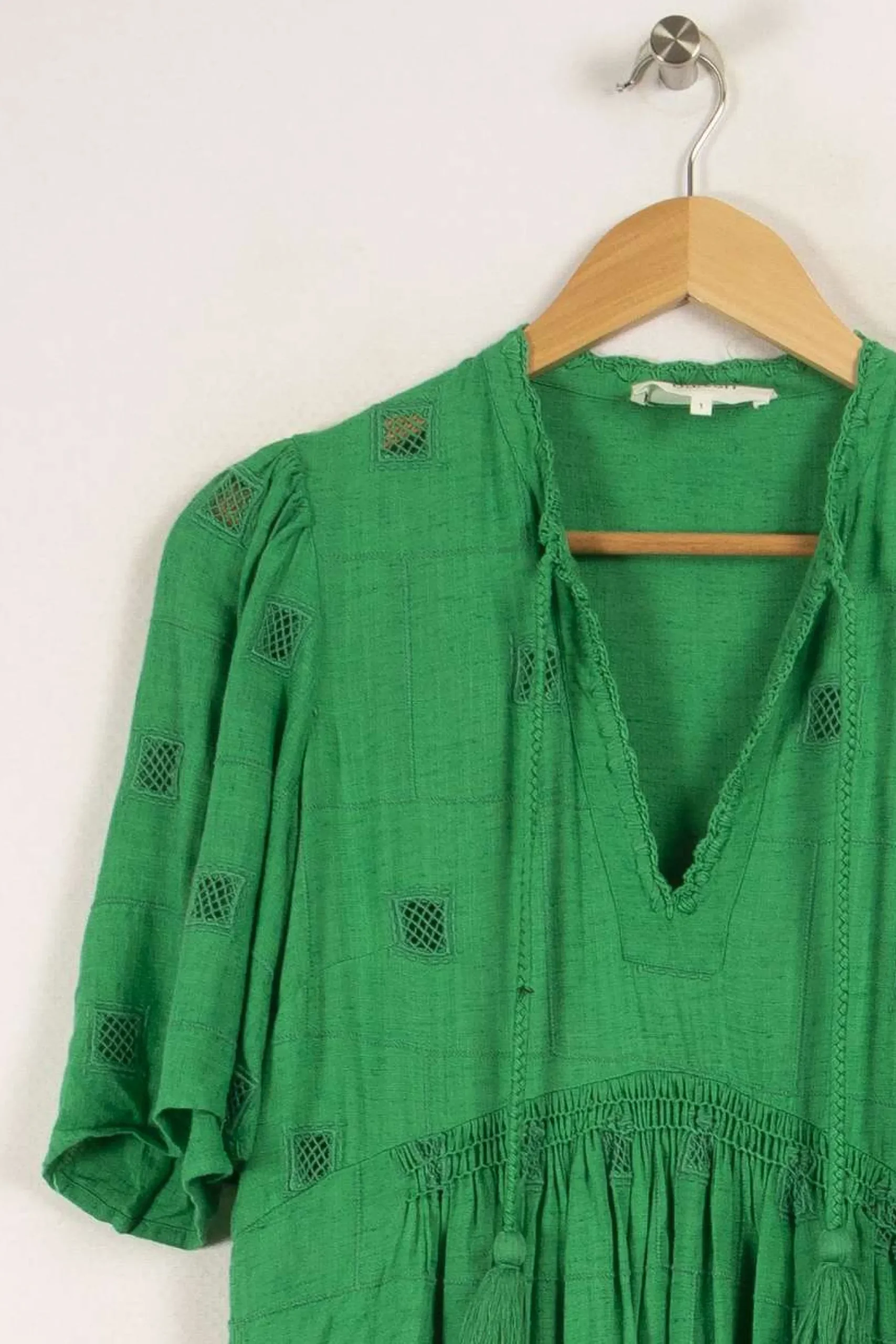 Best Sale ba&sh Robe longue e - Taille S/36 Vert