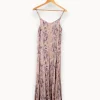 New All Saints Robe longue te - Taille XS/34 Violet