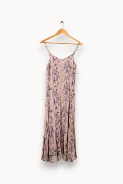 New All Saints Robe longue te - Taille XS/34 Violet