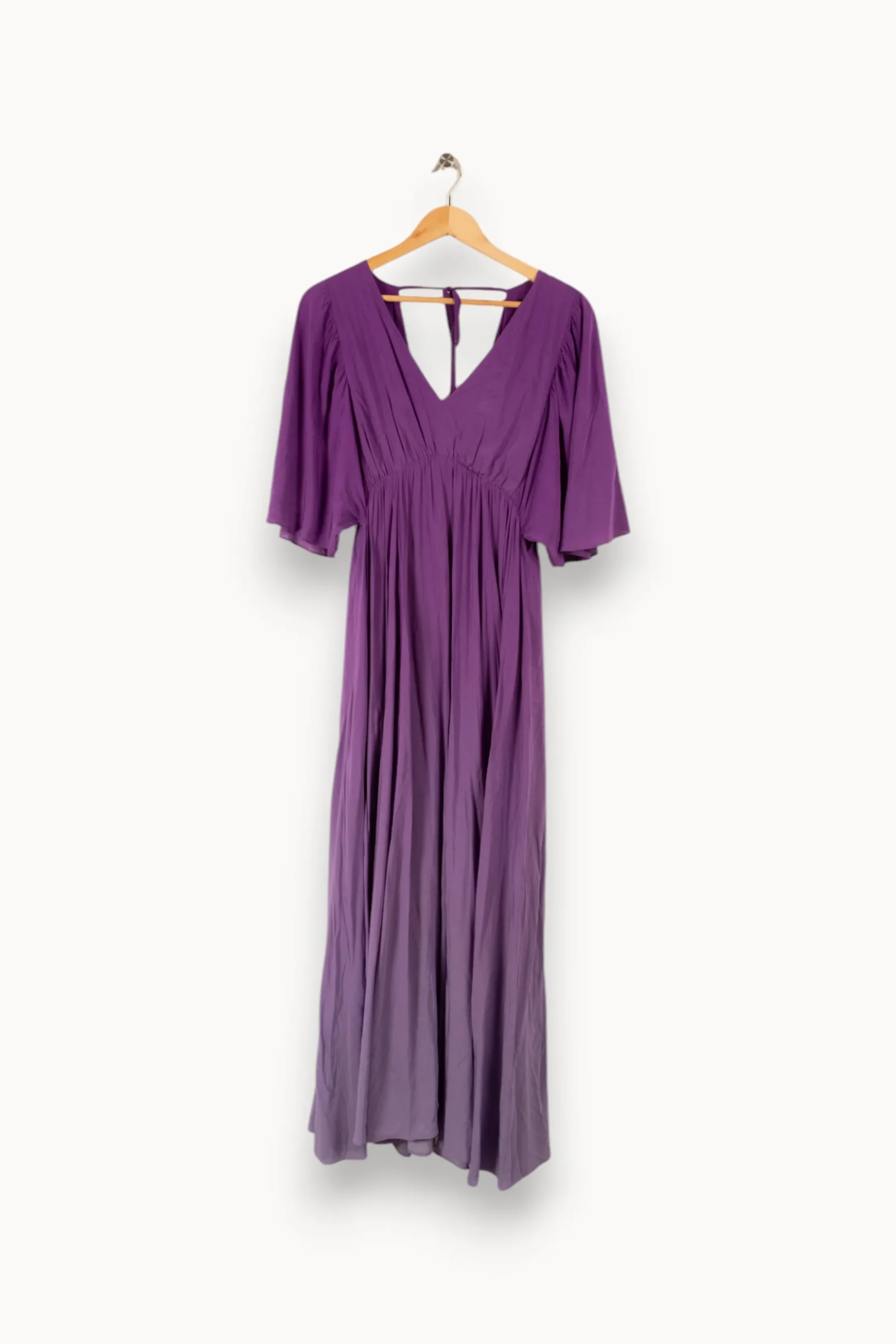 Clearance Caroll Robe longue te - Taille M/38 Violet