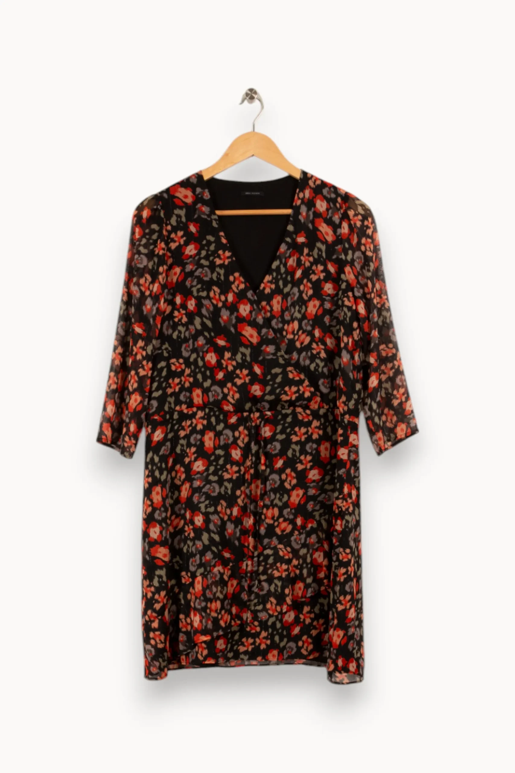 Hot IKKS Robe à motifs - Taille M/38 Multicolore