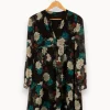 Best IKKS Robe à motifs - Taille XS/34 Multicolore