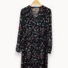 Outlet La Fée Maraboutée Robe à motifs - Taille L/40 Multicolore
