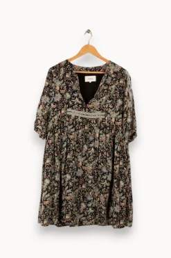 Discount ba&sh Robe à motifs - Taille S/36 Multicolore