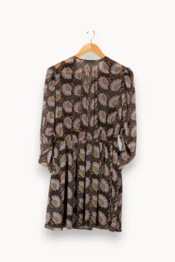 Cheap Claudie Pierlot Robe à motifs - Taille S/36 Multicolore