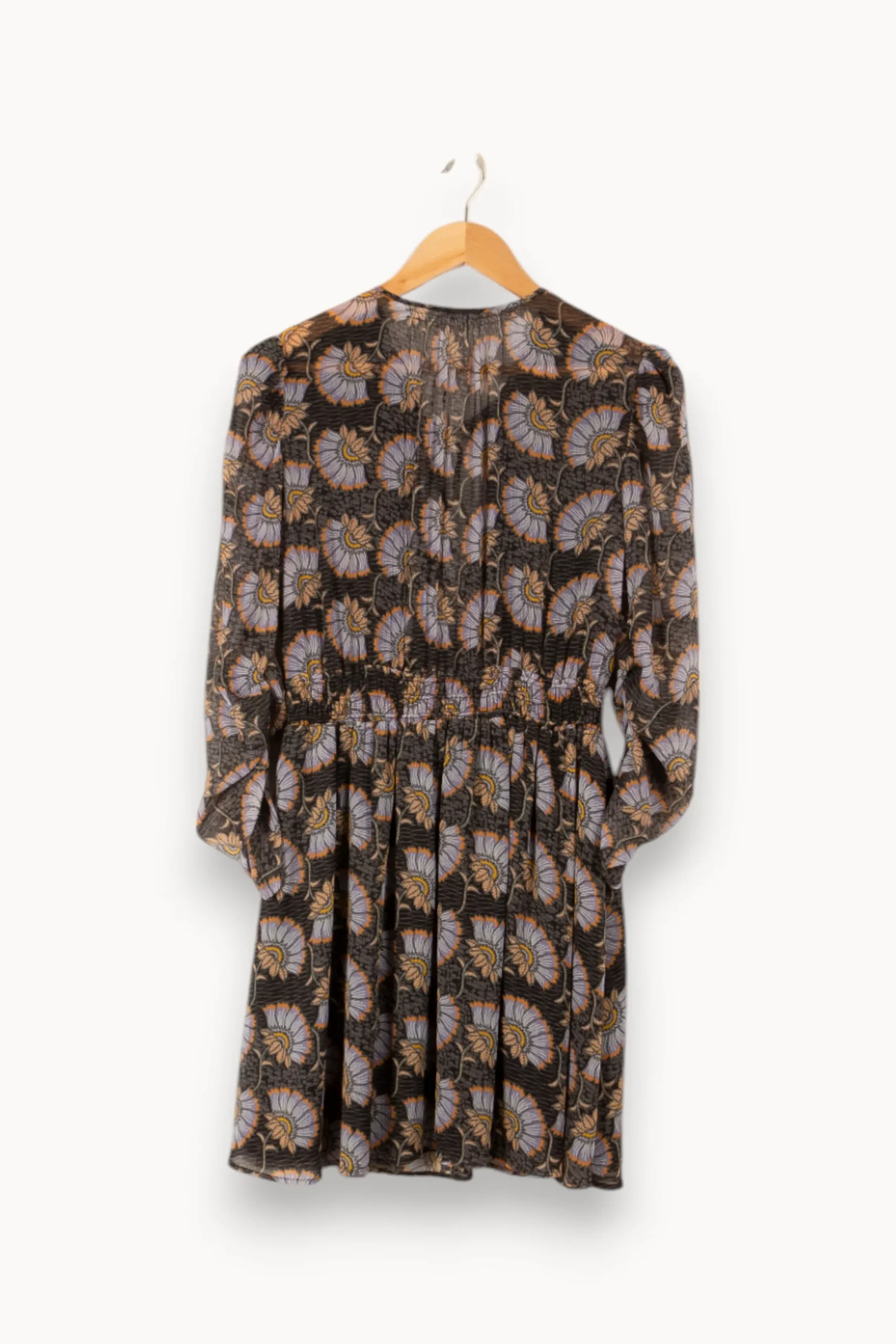 Cheap Claudie Pierlot Robe à motifs - Taille S/36 Multicolore