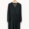 Clearance Caroll Robe multicolore - Taille L/40 Vert