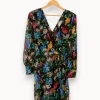 Online Opullence Robe multicolore - Taille M/38 Noir