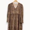 Clearance Pablo Robe multicolore - Taille M/38 Marron