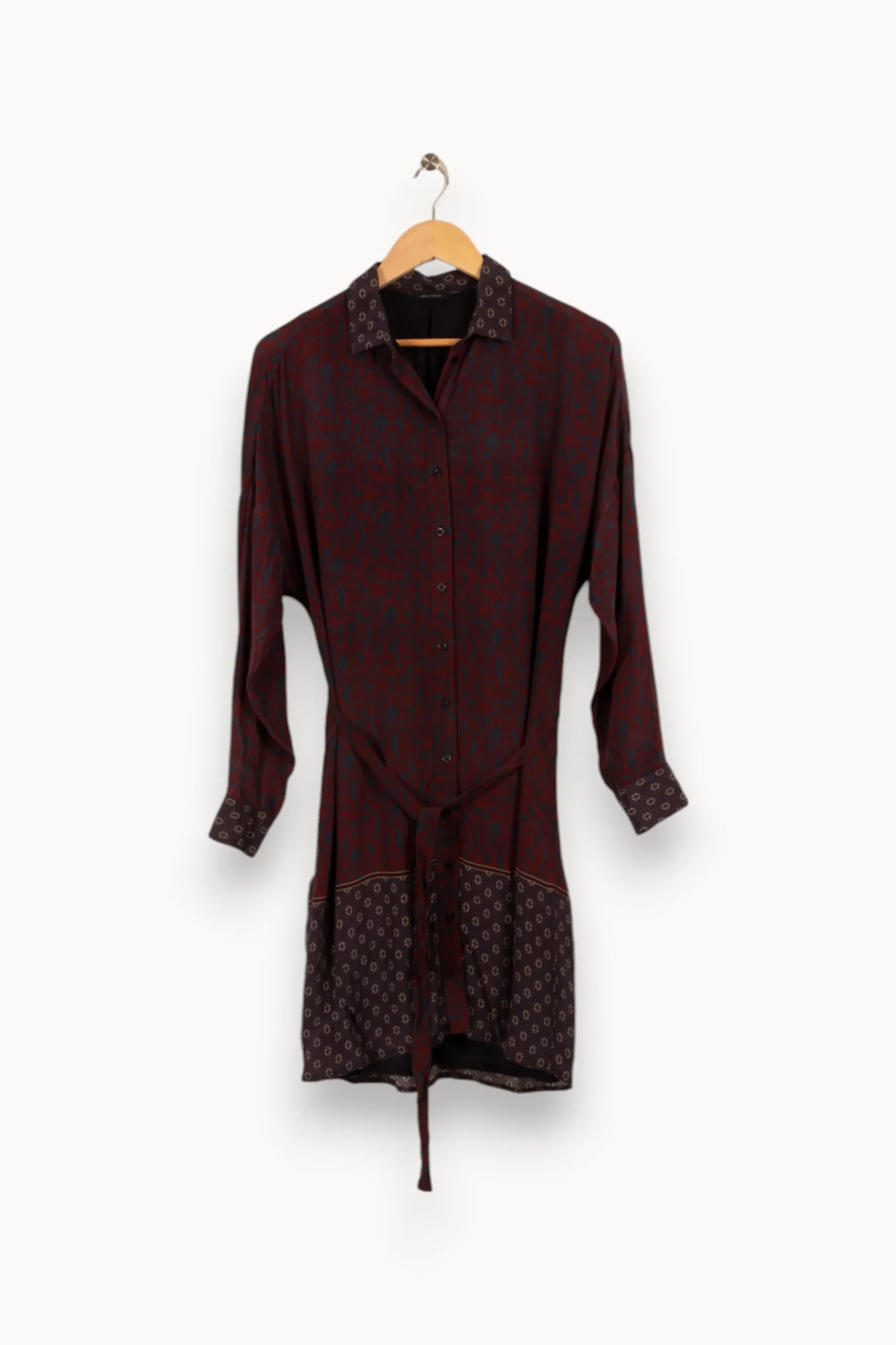Fashion IKKS Robe multicolore - Taille S/36 Bordeaux