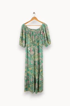 Hot ba&sh Robe multicolore - Taille S/36 Vert