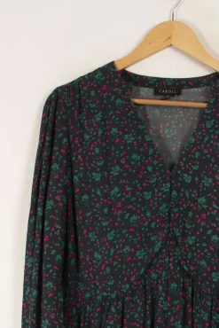 Clearance Caroll Robe multicolore - Taille L/40 Vert