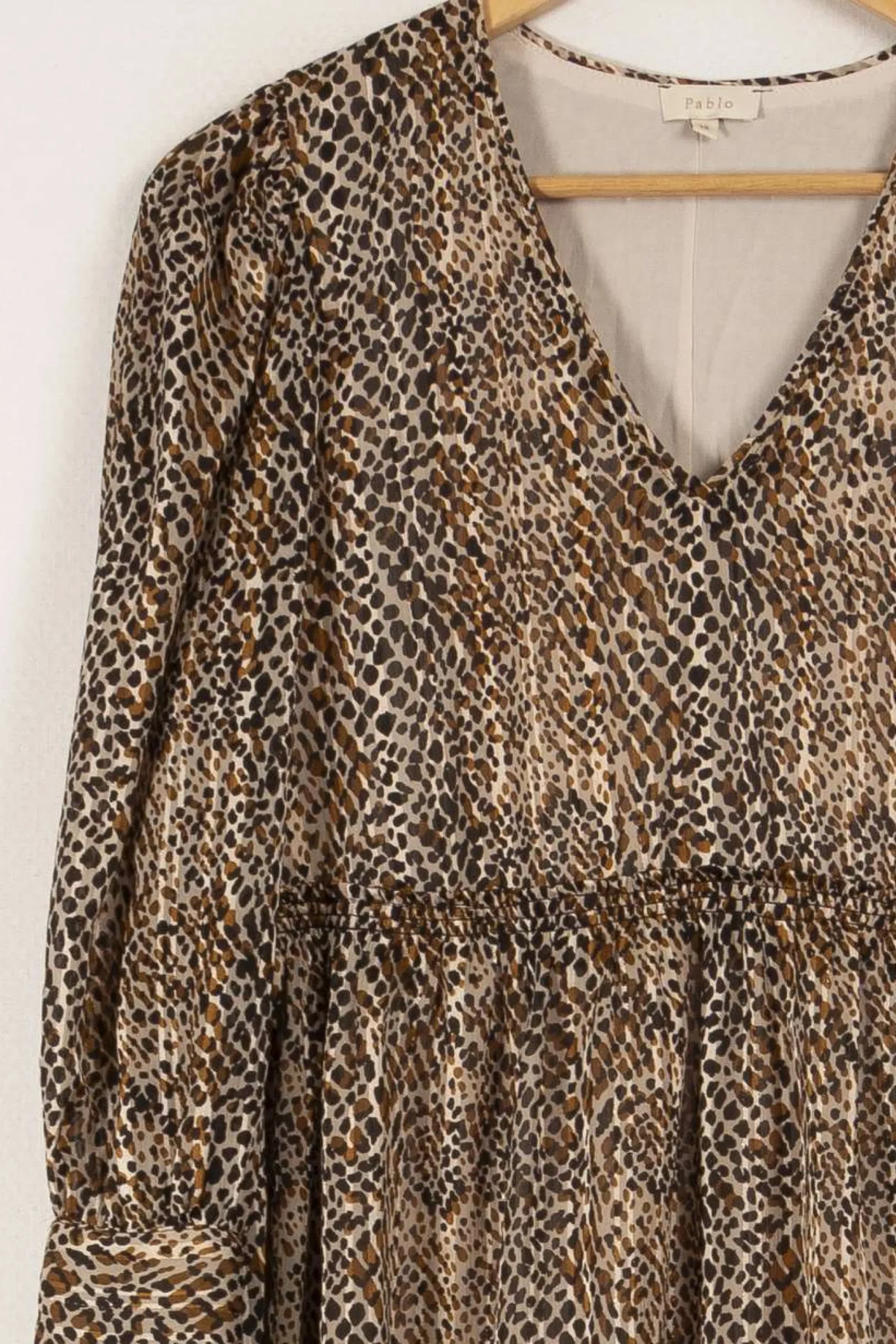 Clearance Pablo Robe multicolore - Taille M/38 Marron