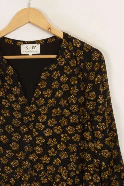 Clearance Sud express Robe multicolore - Taille S/36 Noir