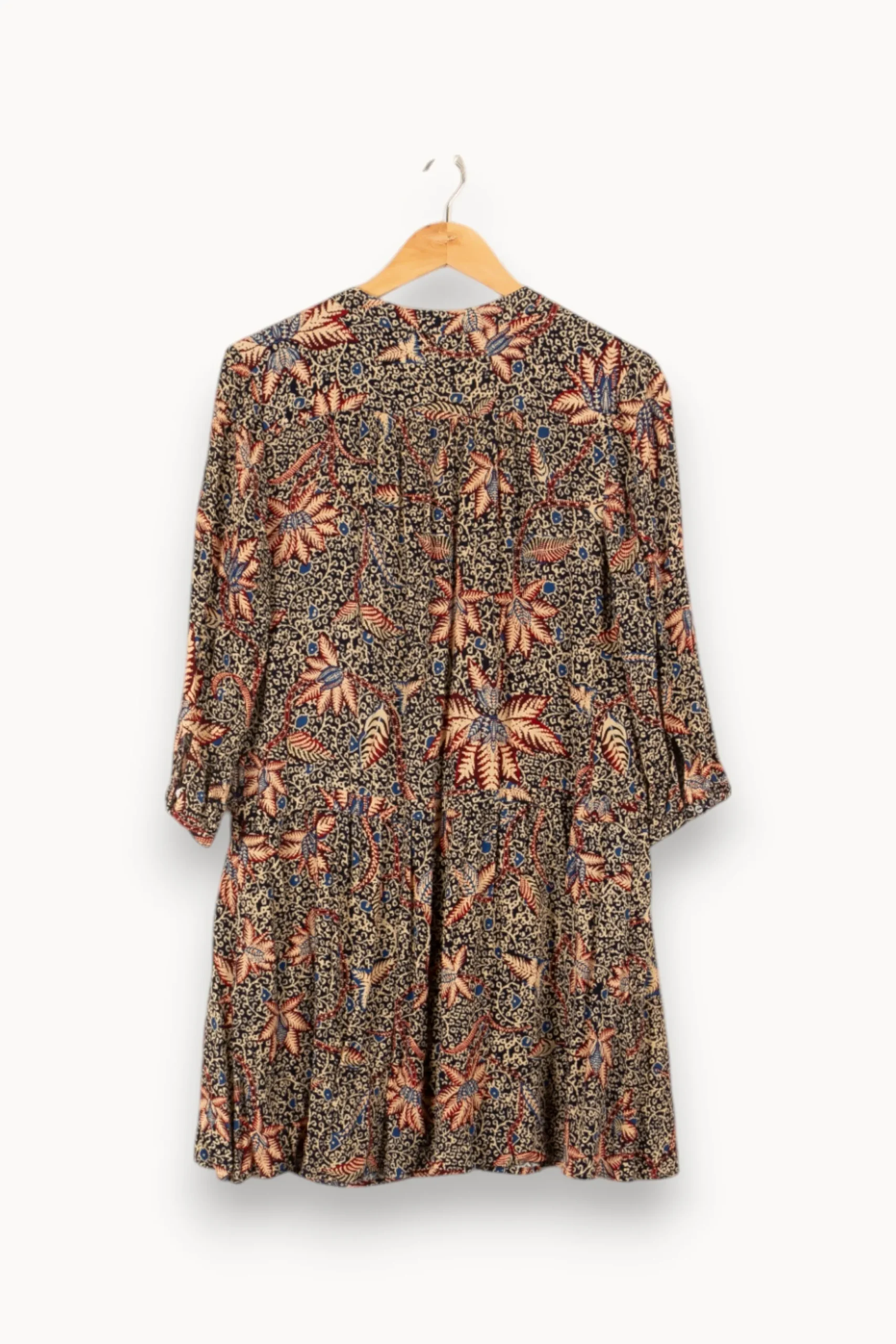 Discount ba&sh Robe multicolore - Taille S/36 Bleu