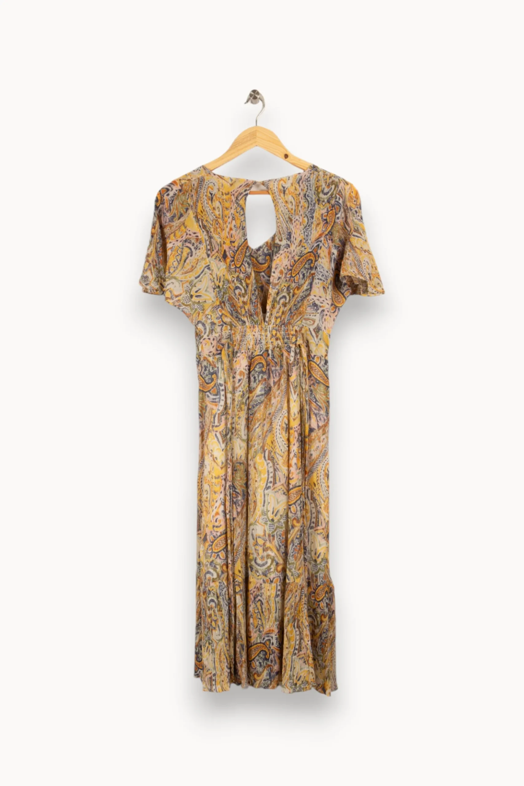 New ZAPA Robe multicolore - Taille M/38 Jaune
