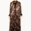 Clearance Mes Demoiselles Paris Robe semi-transparente - Taille S/36 Multicolore