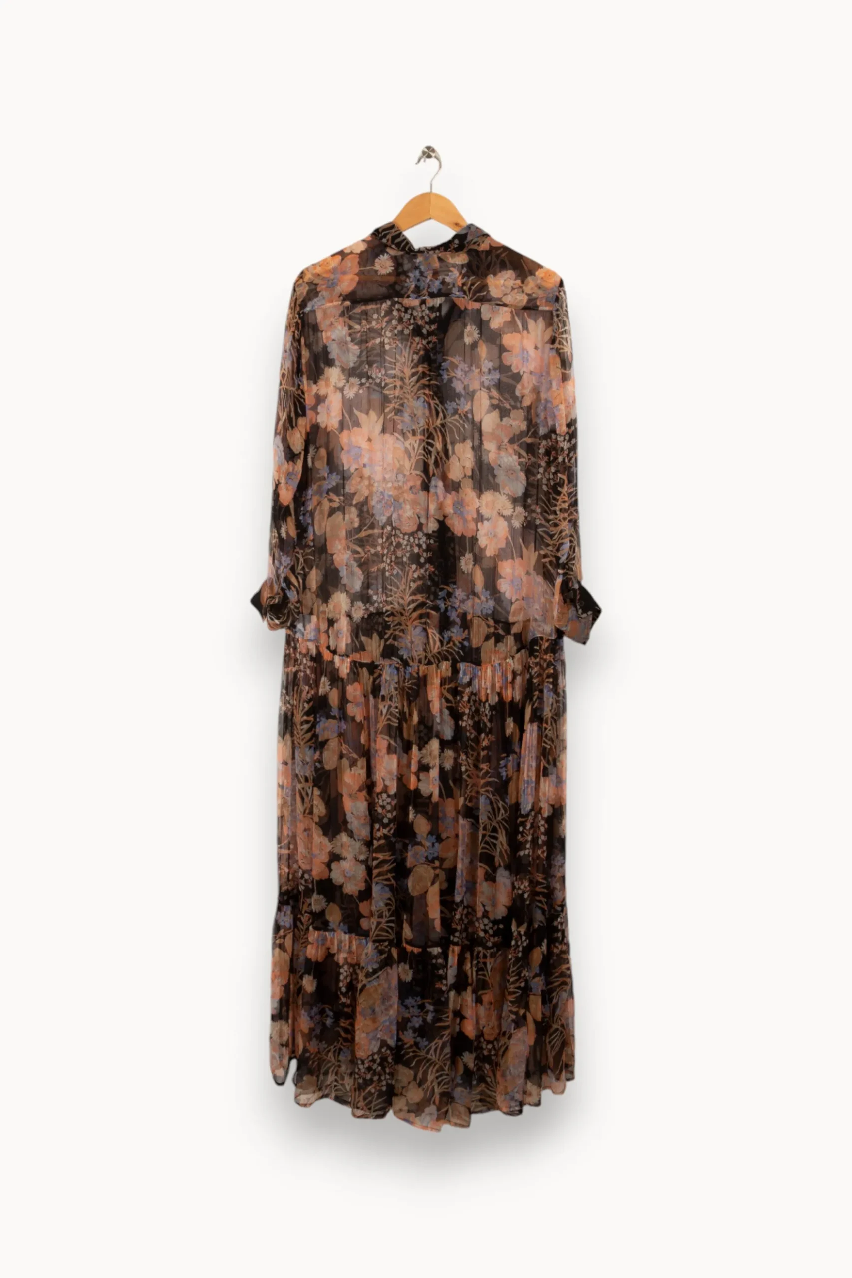 Clearance Mes Demoiselles Paris Robe semi-transparente - Taille S/36 Multicolore