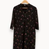Cheap I.Code Robe e à motif fleuri - Taille L/40 Noir