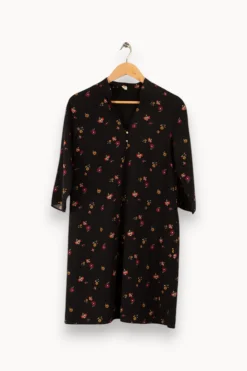 Cheap I.Code Robe e à motif fleuri - Taille L/40 Noir
