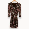 Clearance IKKS Robe e à motifs - Taille S/36 Noir