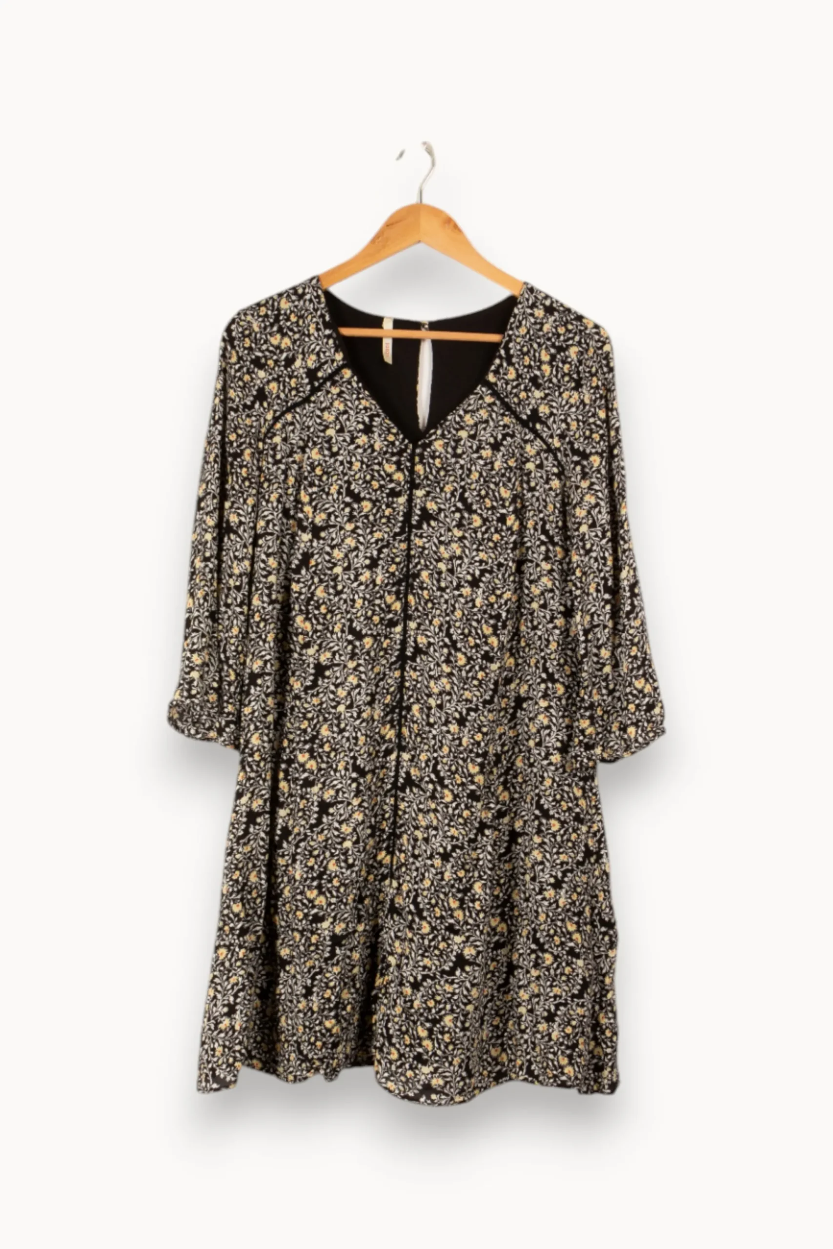 Hot I.Code Robe e à motifs - Taille XL/42 Noir