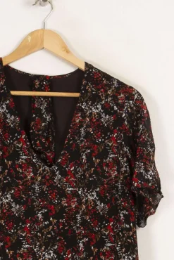 Fashion IKKS Robe e à motifs - Taille M/38 Noir