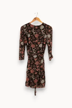 Clearance IKKS Robe e à motifs - Taille S/36 Noir