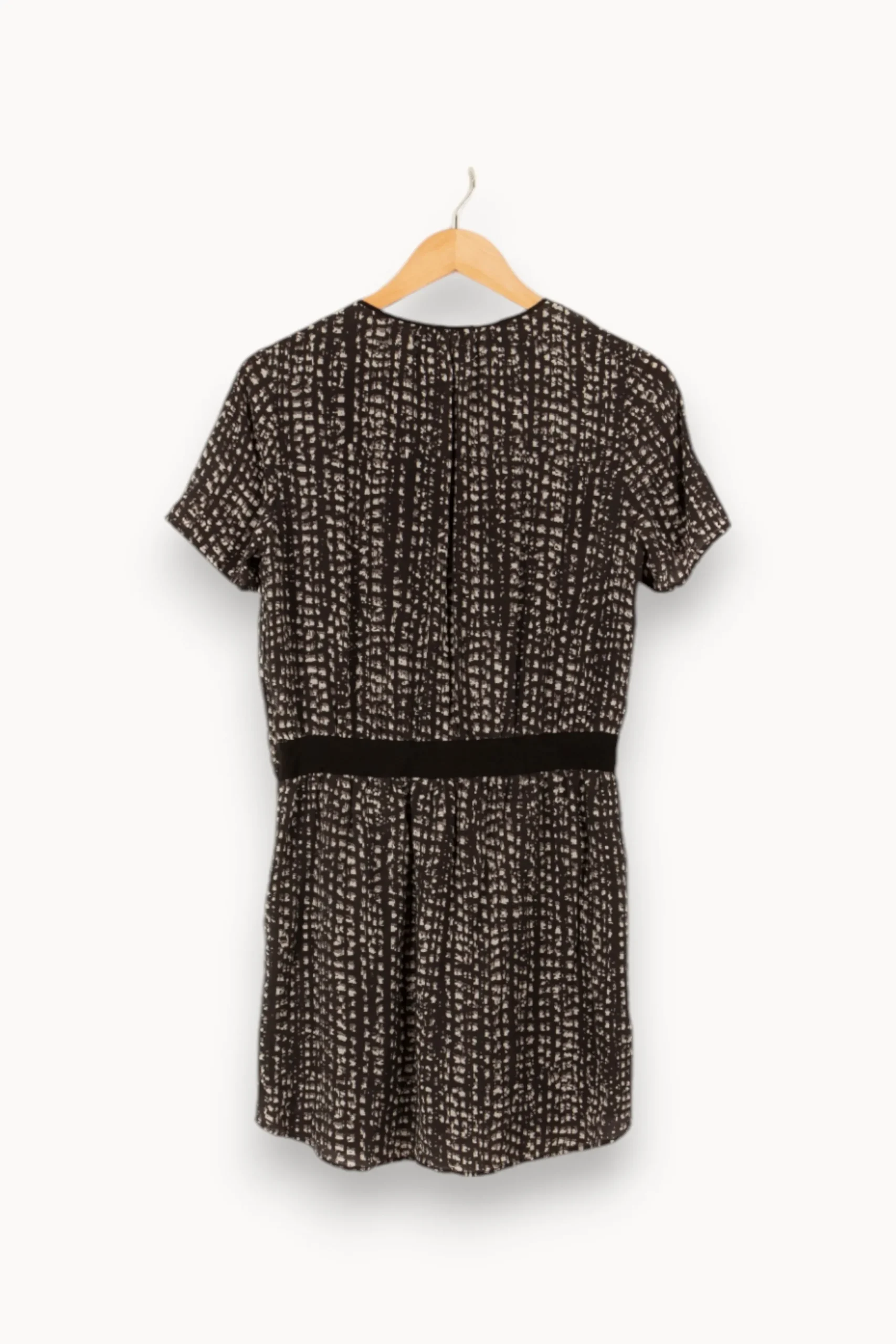 Store Comptoir des Cotonniers Robe e à motifs - Taille M/38 Noir