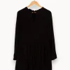 Discount Sézane Robe e - Taille S/36 Noir