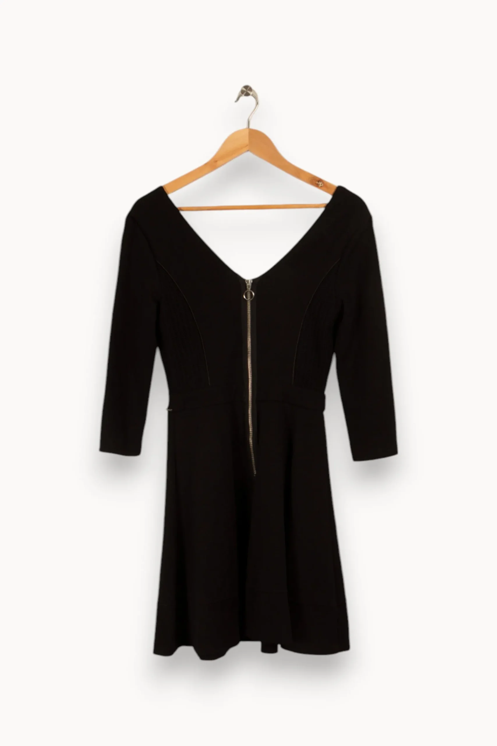 Hot IKKS Robe e - Taille S/36 Noir