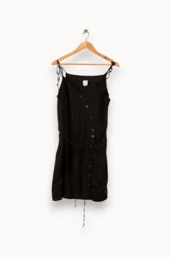 New Karl Marc John Robe e - Taille XL/42 Noir