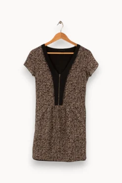 Best Sale IKKS Robe noire - Taille XS/34 Multicolore