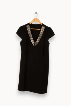 Sale IKKS Robe e avec bijoux - Taille S/36 Noir