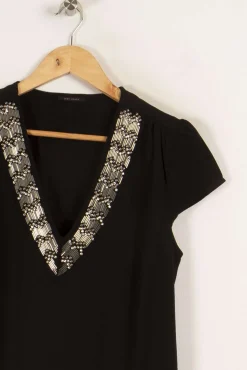 Sale IKKS Robe e avec bijoux - Taille S/36 Noir