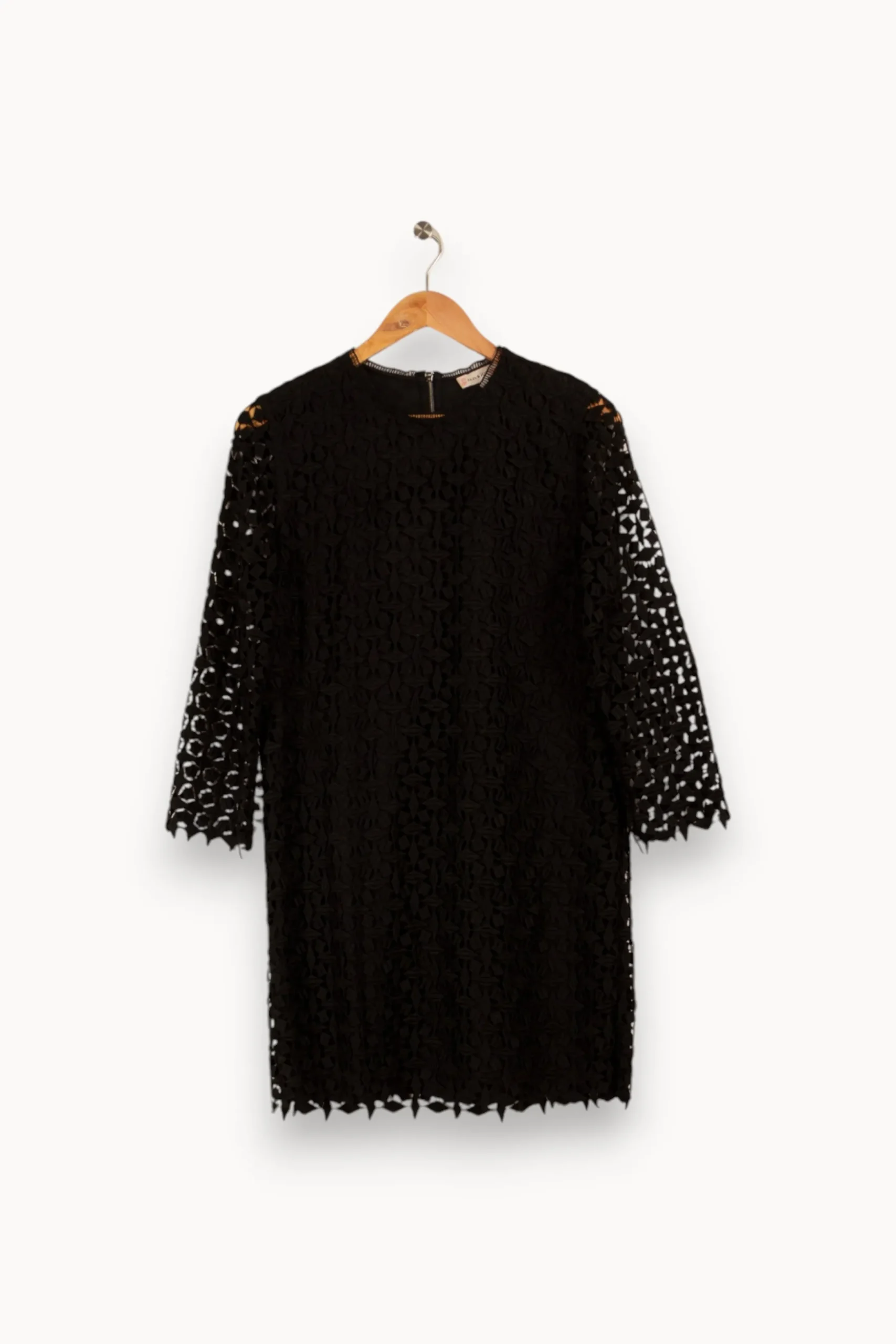 Fashion Paul & Joe Sister Robe e avec broderies - Taille L/40 Noir