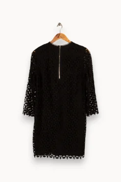 Fashion Paul & Joe Sister Robe e avec broderies - Taille L/40 Noir