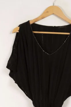 Online IKKS Robe e avec dentelle - Taille XS/34 Noir