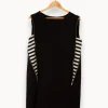 Cheap One Step Robe e avec détails - Taille M/38 Noir