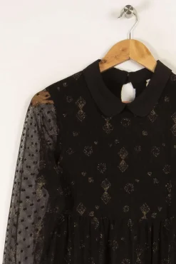 Flash Sale I.Code Robe e avec détails - Taille M/38 Noir